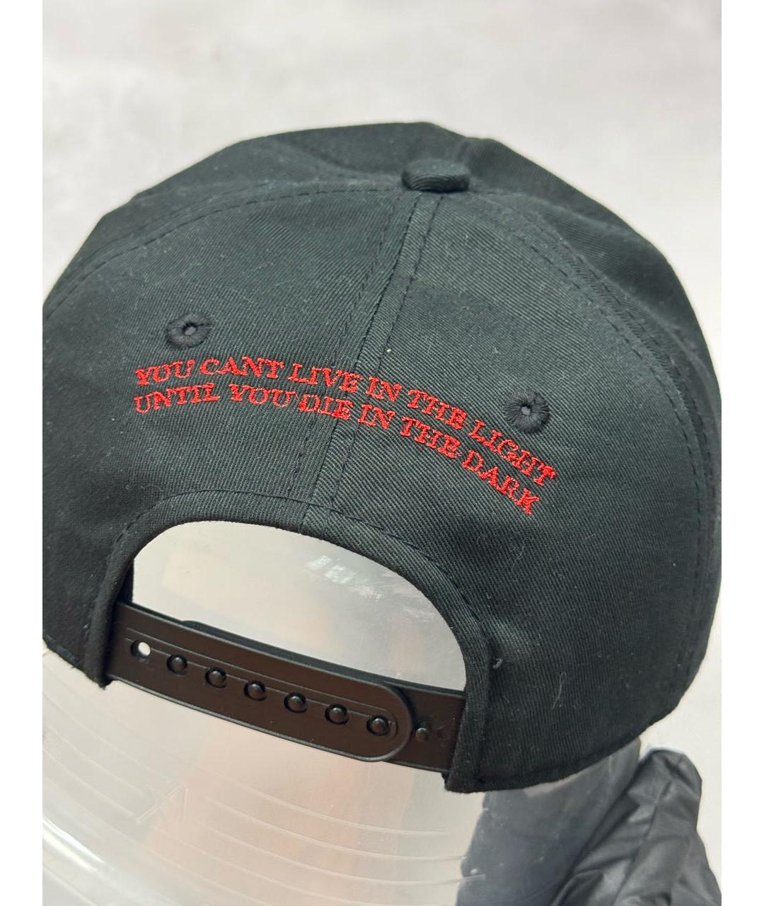 Saint Michael Черная хлопковая кепка/бейсболка, фото 6