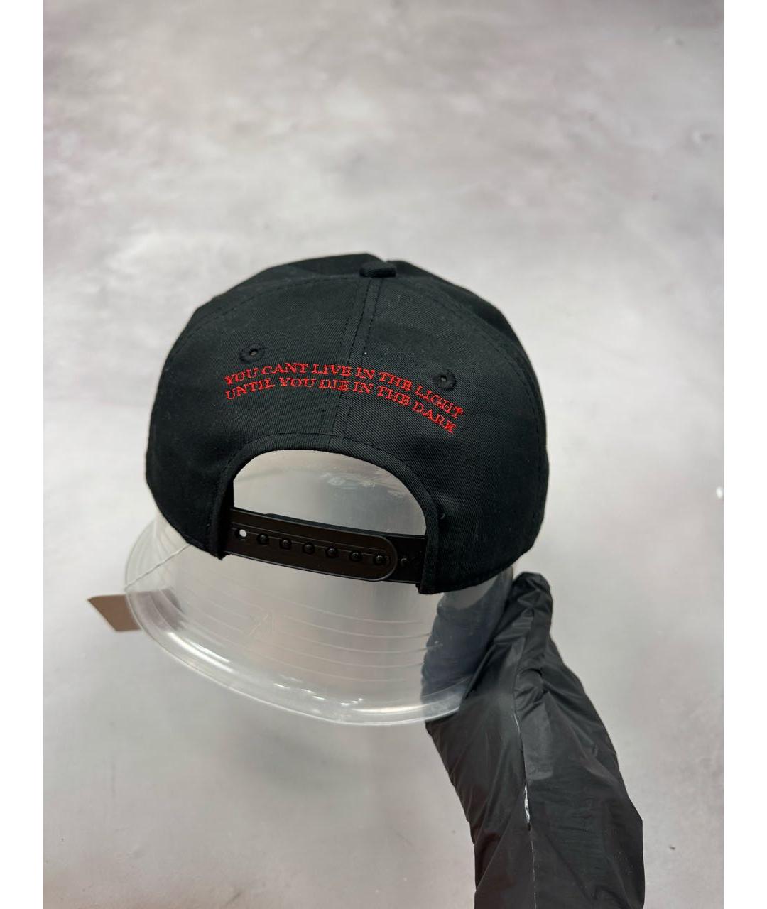 Saint Michael Черная хлопковая кепка/бейсболка, фото 3