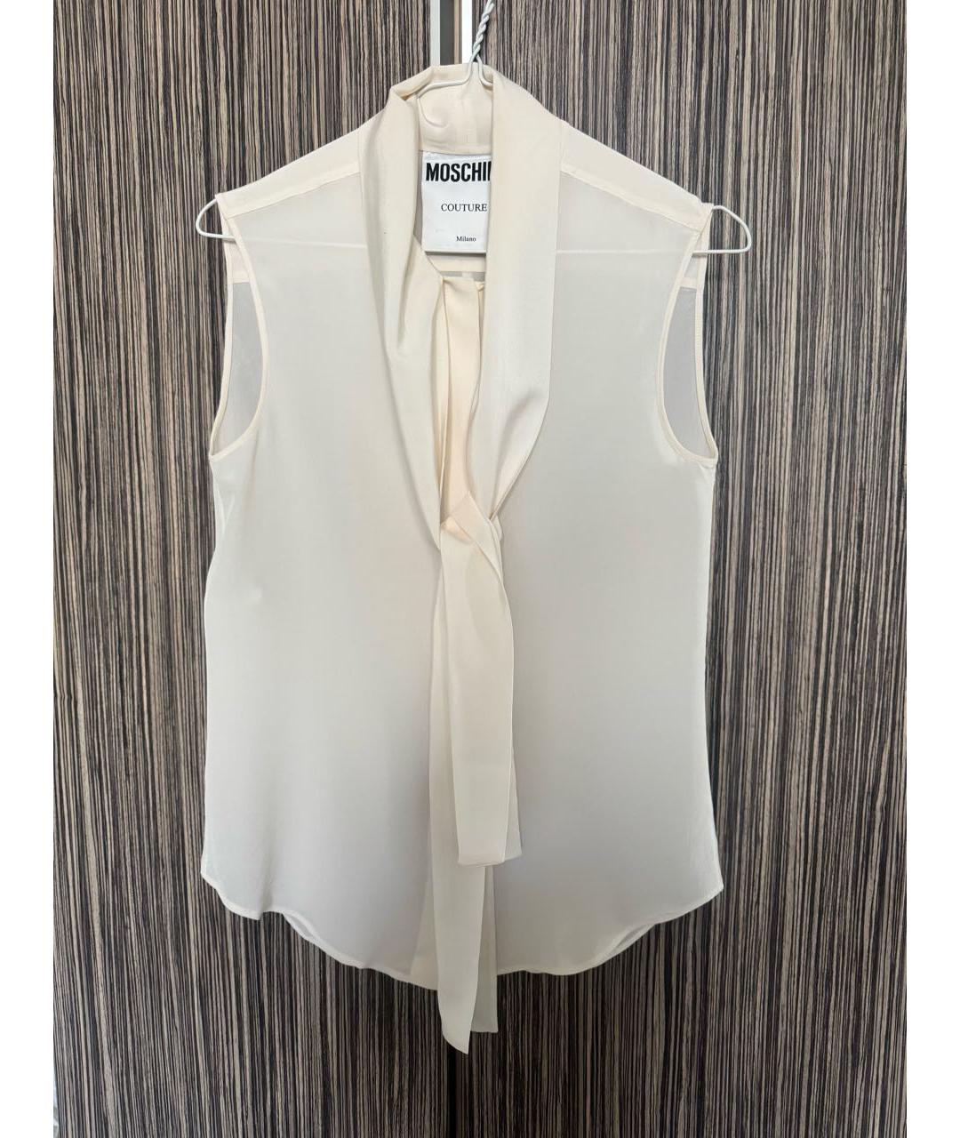 BOUTIQUE MOSCHINO Шелковая блузы, фото 5