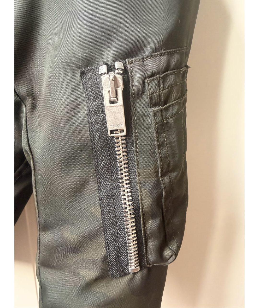 SAINT LAURENT Хаки полиэстеровая куртка, фото 4