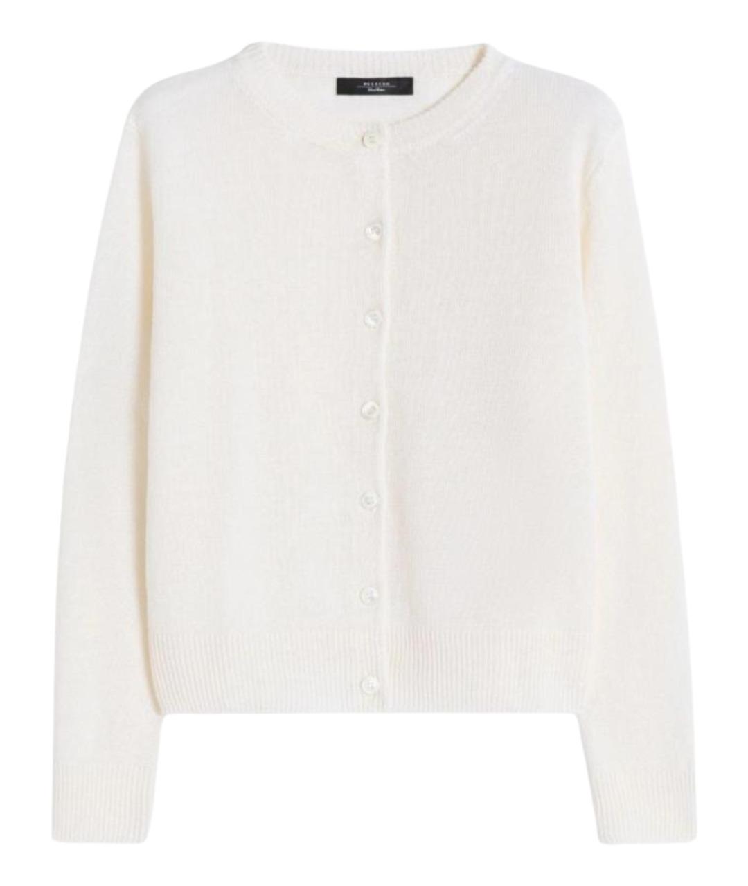 WEEKEND MAX MARA Бежевый льняной кардиган, фото 1