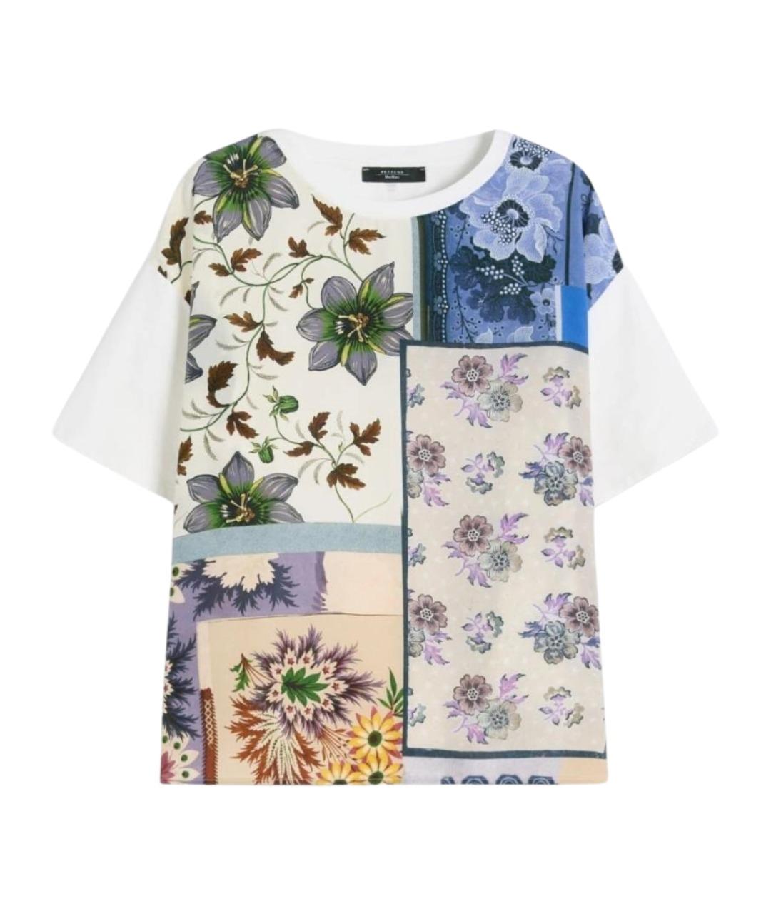 WEEKEND MAX MARA Мульти хлопковая футболка, фото 1