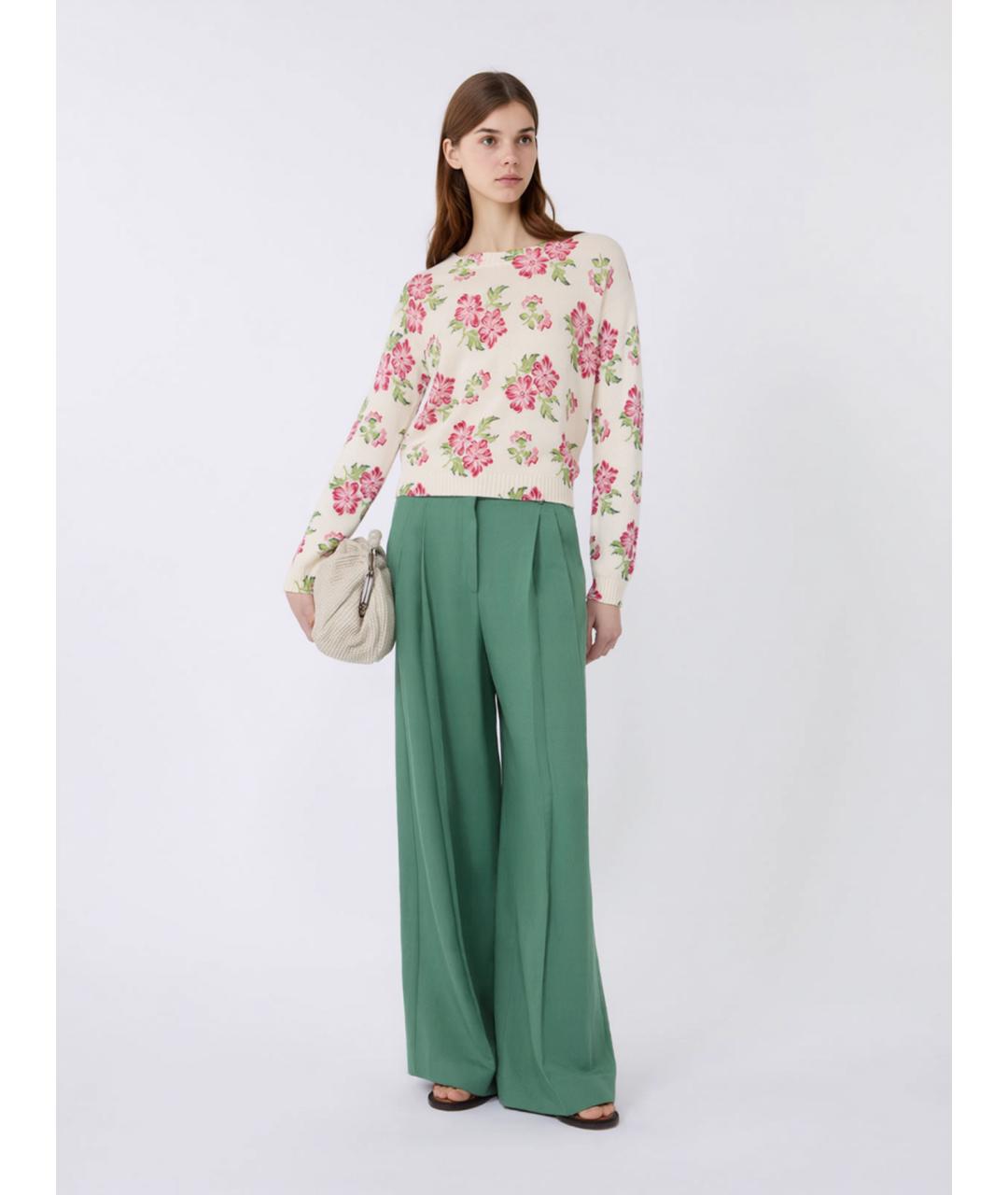 WEEKEND MAX MARA Мульти хлопковый джемпер / свитер, фото 2