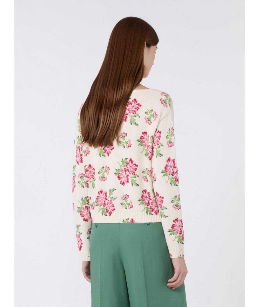 WEEKEND MAX MARA Мульти хлопковый джемпер / свитер, фото 4