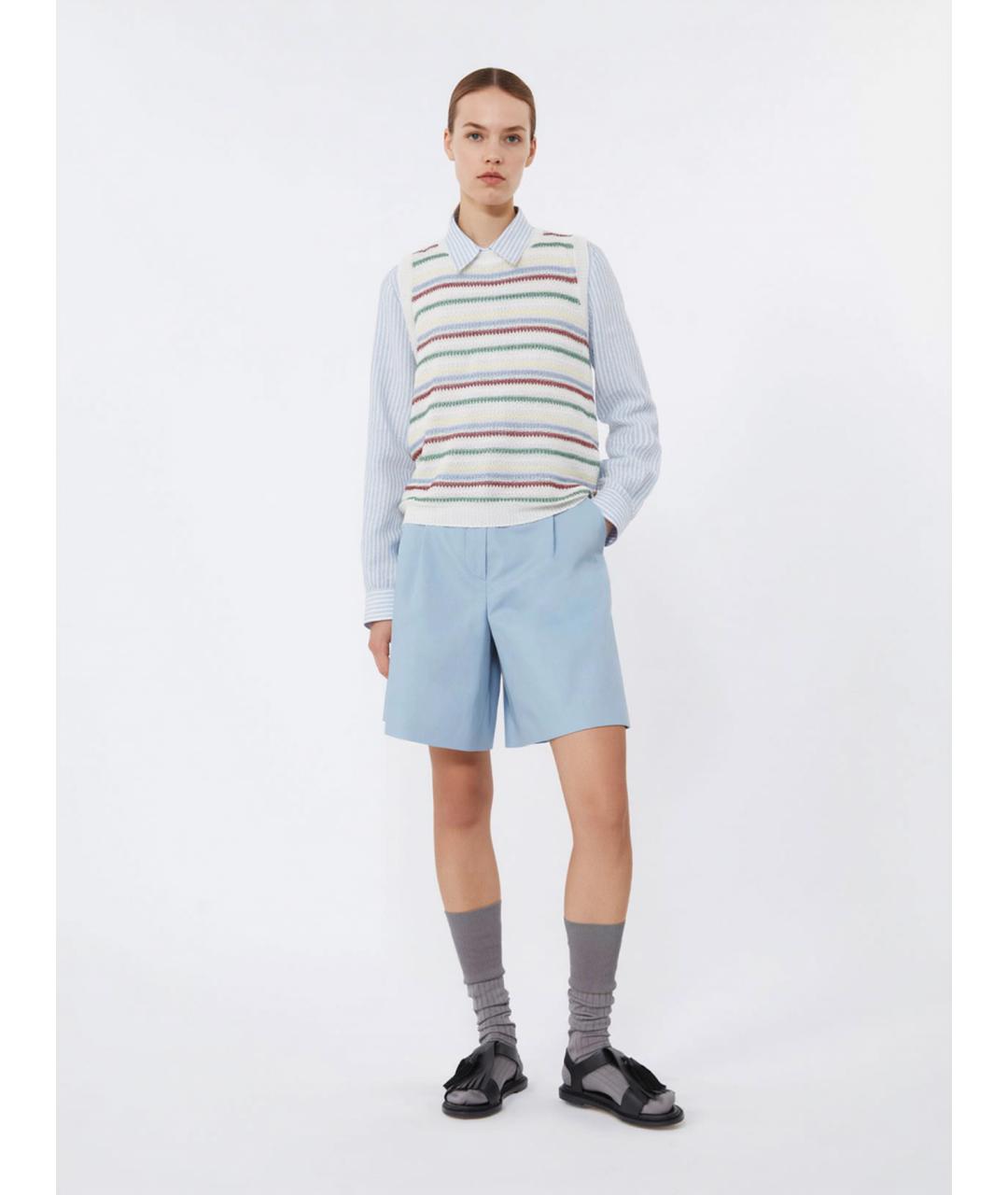 WEEKEND MAX MARA Мульти льняная жилетка, фото 2