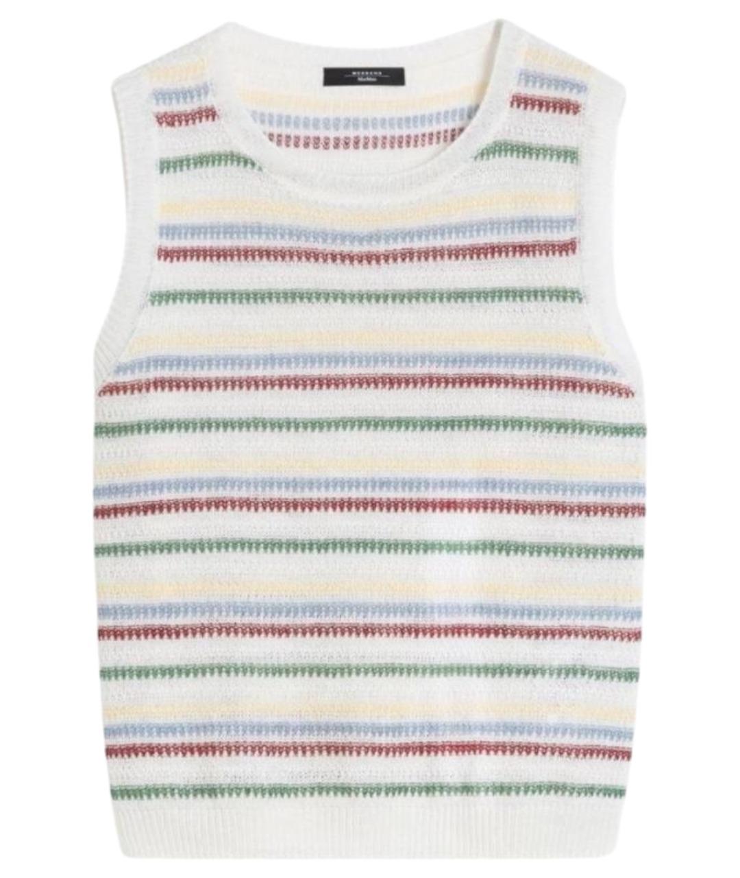 WEEKEND MAX MARA Мульти льняная жилетка, фото 1