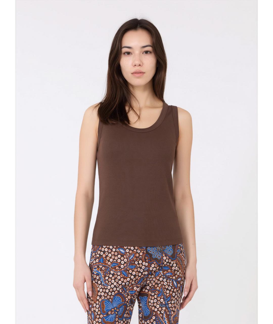 WEEKEND MAX MARA Мульти хлопковая майка, фото 3