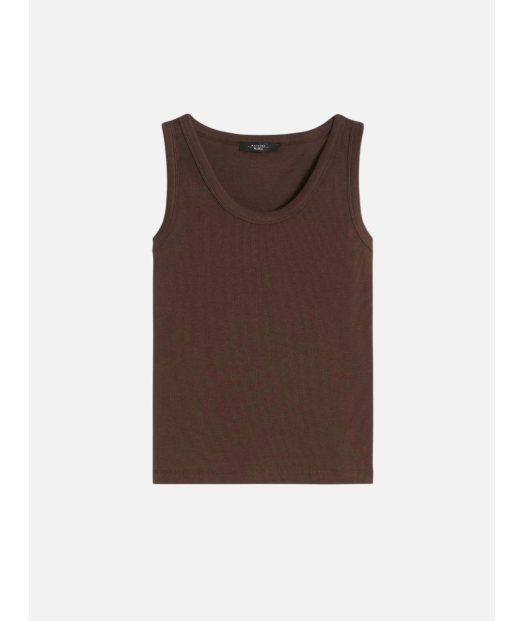 WEEKEND MAX MARA Мульти хлопковая майка, фото 6