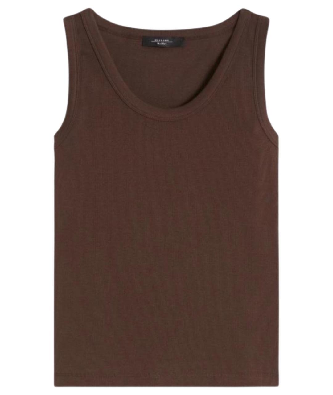 WEEKEND MAX MARA Мульти хлопковая майка, фото 1