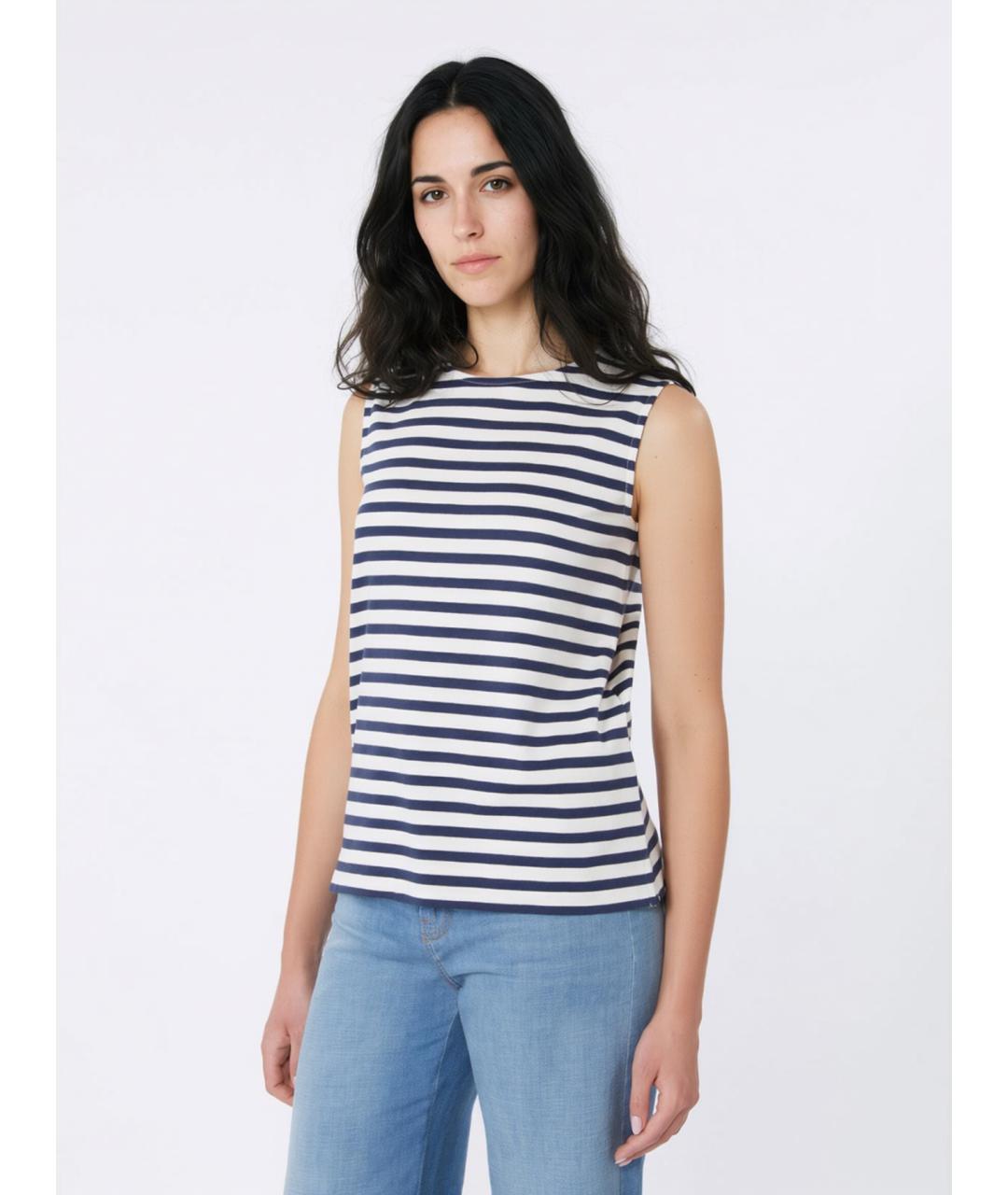 WEEKEND MAX MARA Мульти хлопковая майка, фото 4