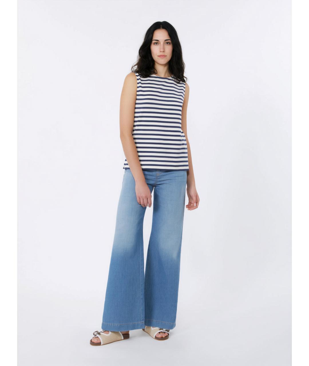 WEEKEND MAX MARA Мульти хлопковая майка, фото 2