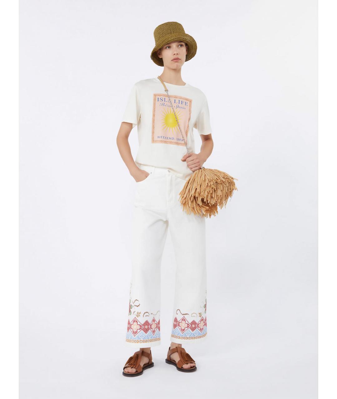 WEEKEND MAX MARA Хлопковая футболка, фото 2