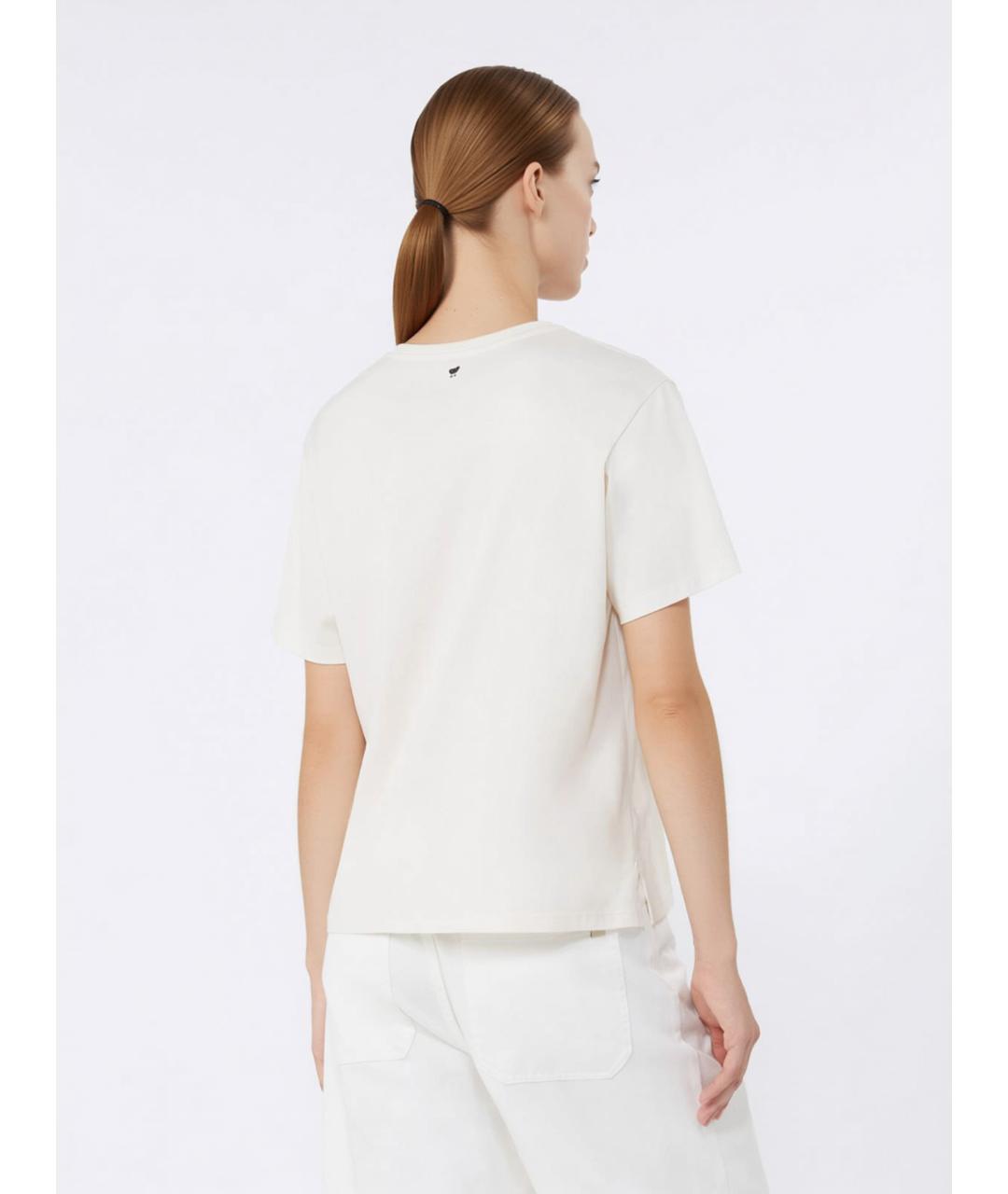 WEEKEND MAX MARA Хлопковая футболка, фото 4