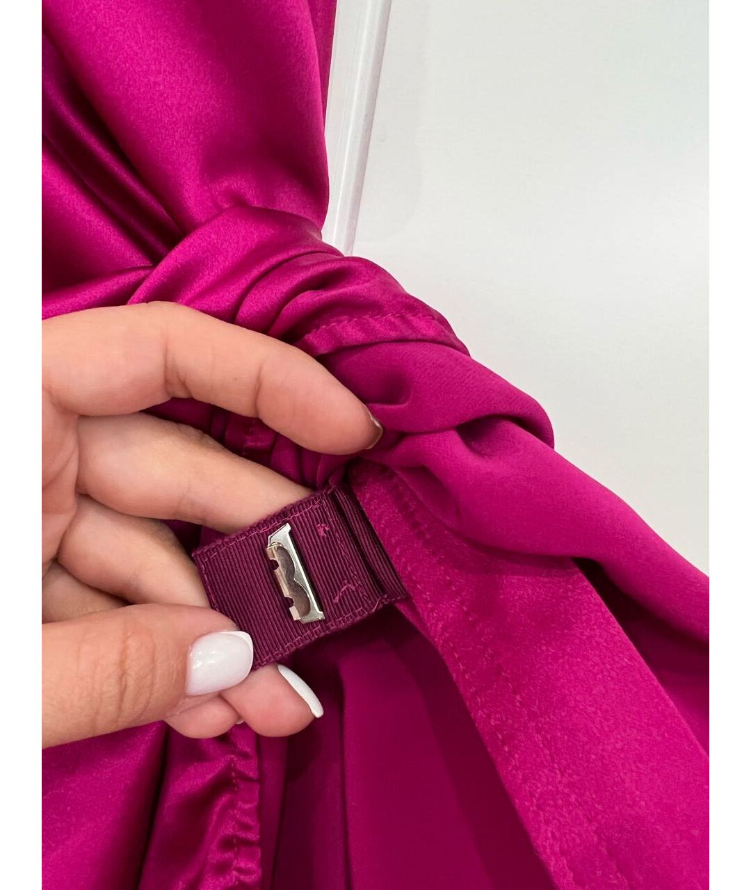 LANVIN Фиолетовое шелковое платье, фото 4