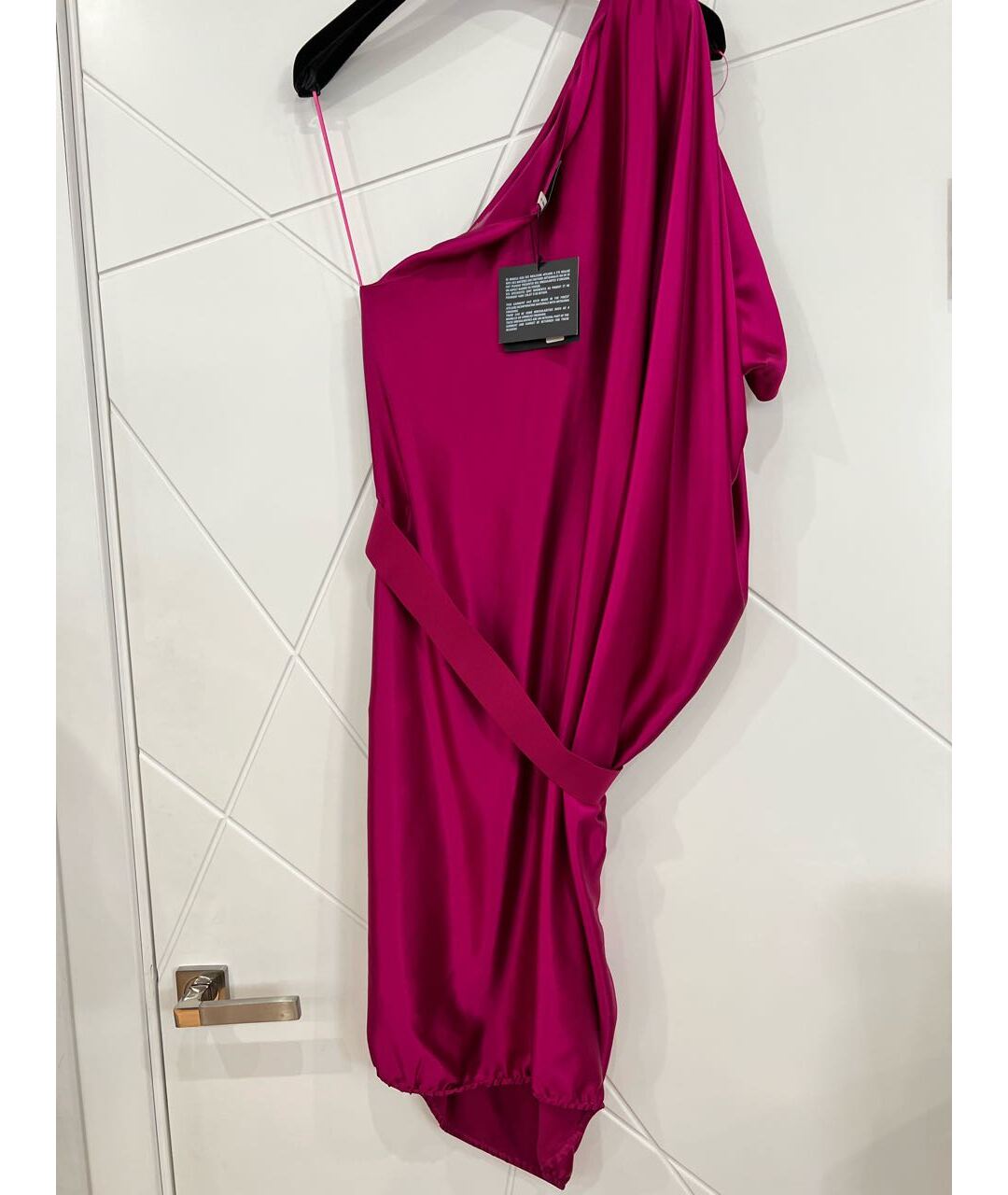 LANVIN Фиолетовое шелковое платье, фото 3