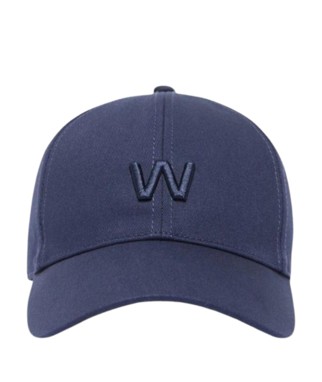 WEEKEND MAX MARA Синяя хлопковая кепка, фото 1