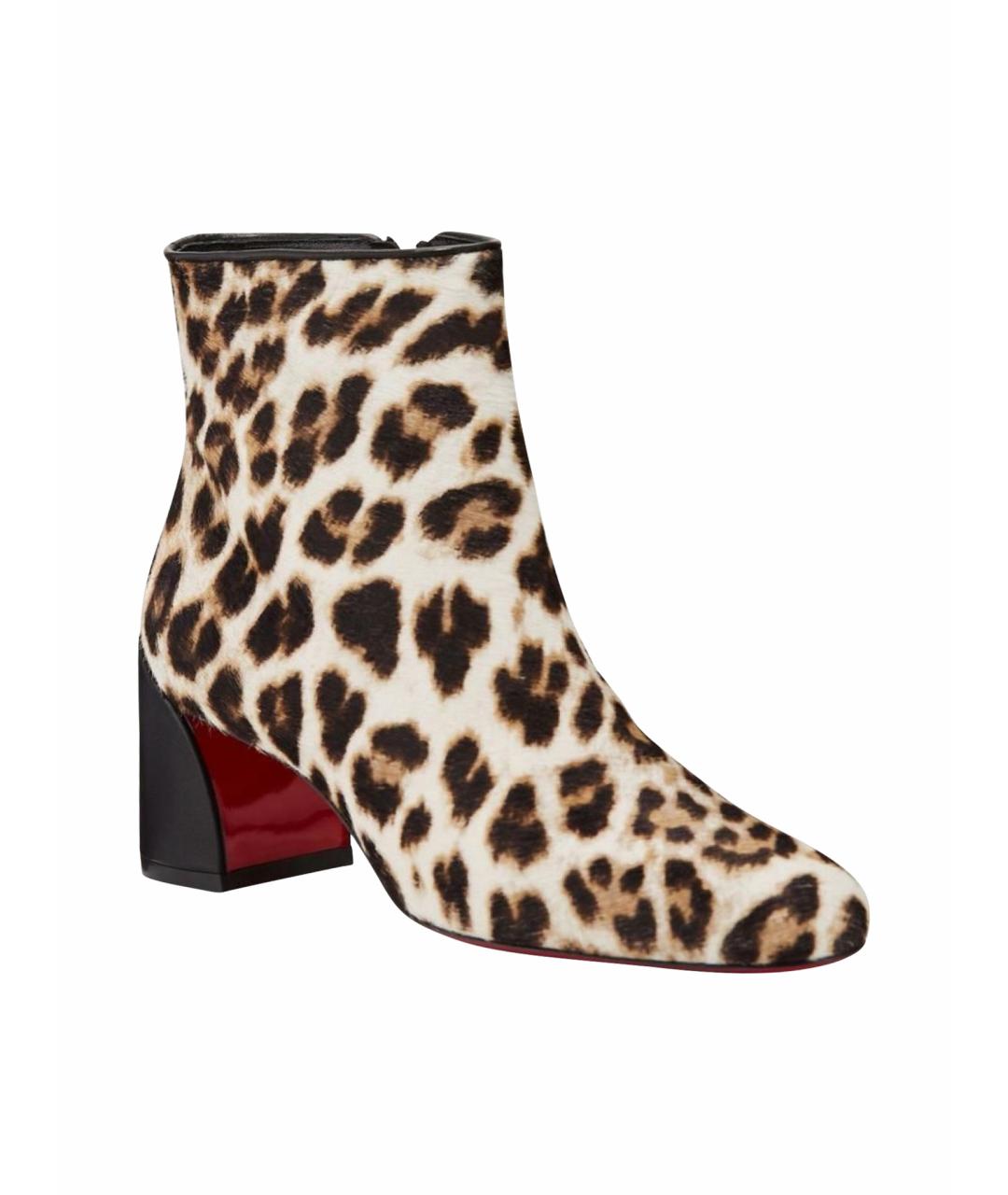 CHRISTIAN LOUBOUTIN Кожаные ботильоны, фото 1