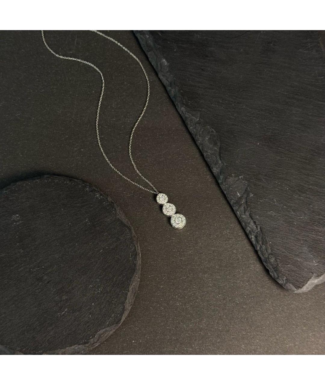 TIFFANY&CO Серебряное платиновое колье, фото 2