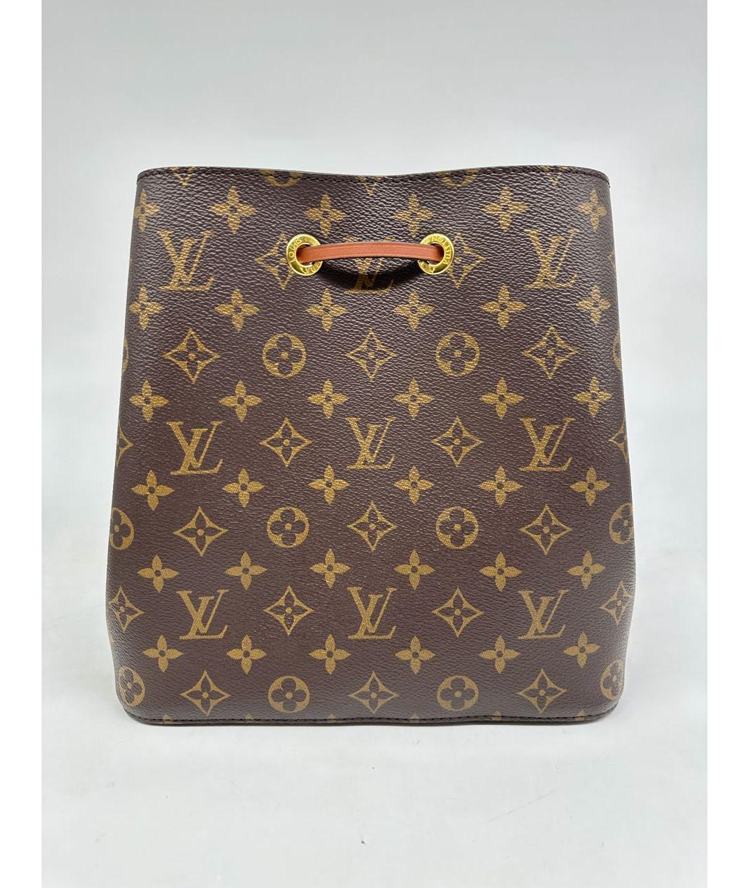 LOUIS VUITTON Коричневая сумка через плечо, фото 5
