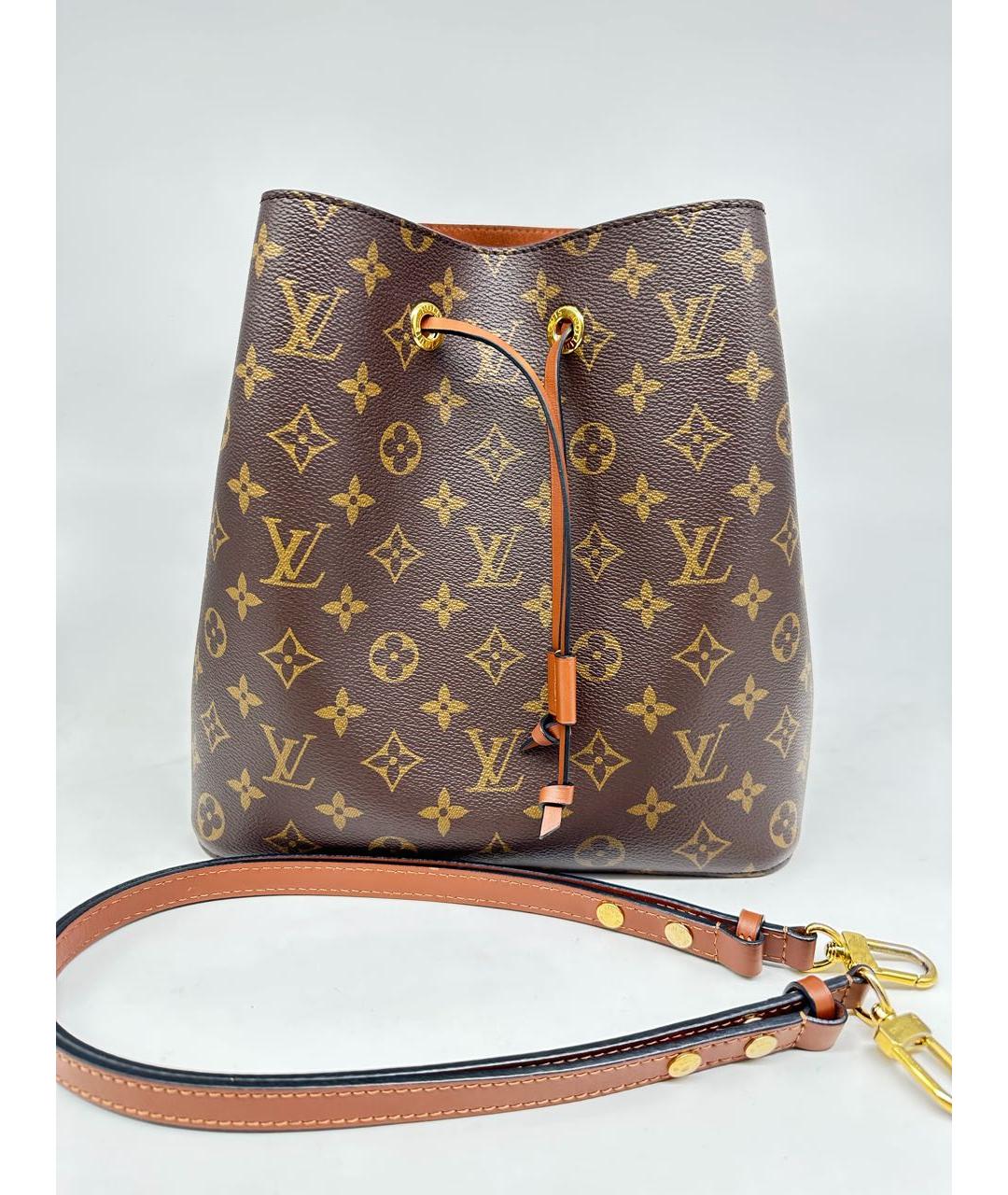LOUIS VUITTON Коричневая сумка через плечо, фото 8