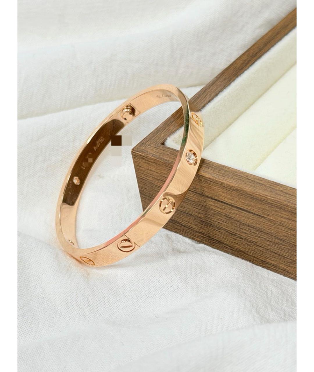 CARTIER Золотой браслет из розового золота, фото 5