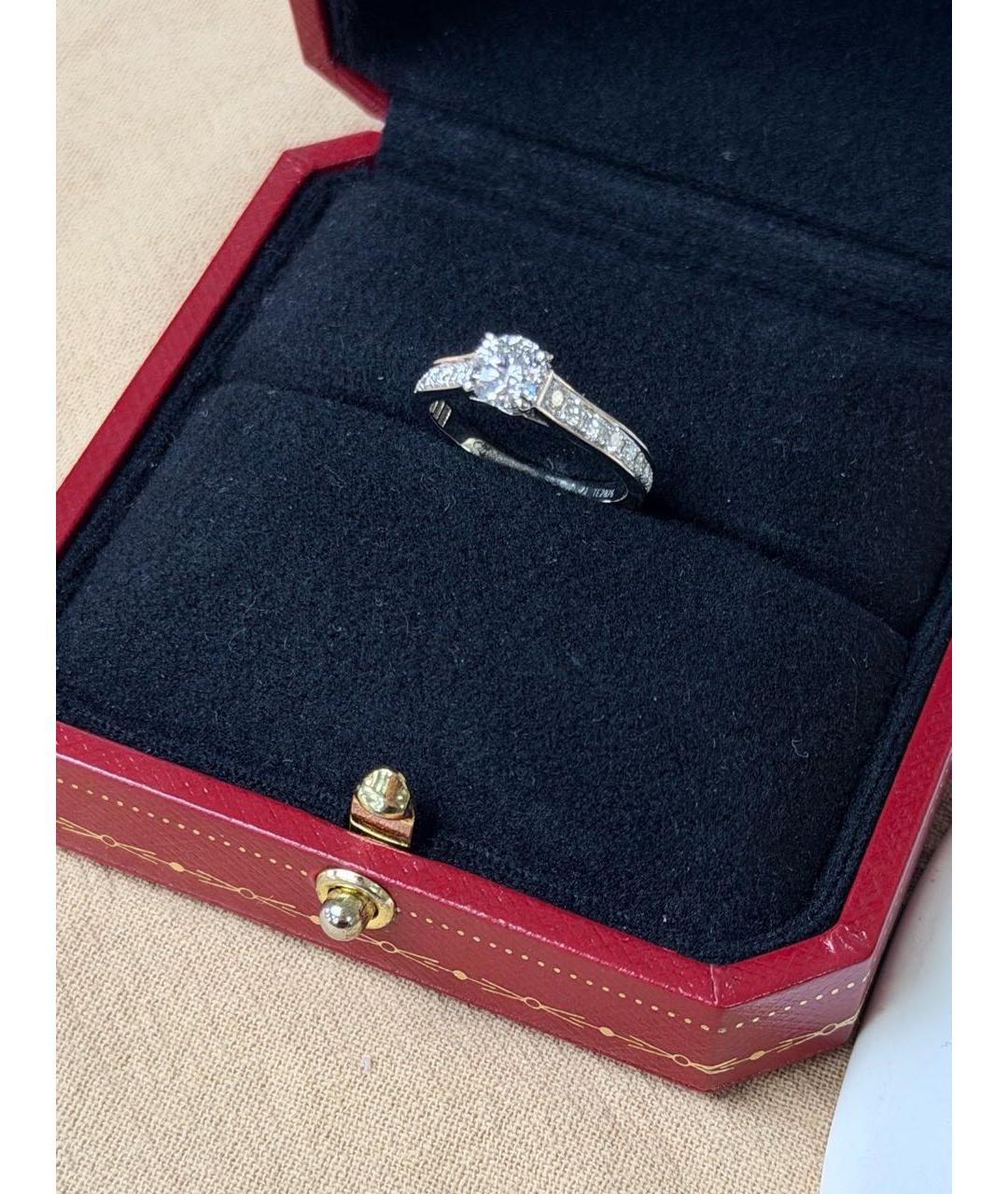 CARTIER Серебряное платиновое кольцо, фото 2