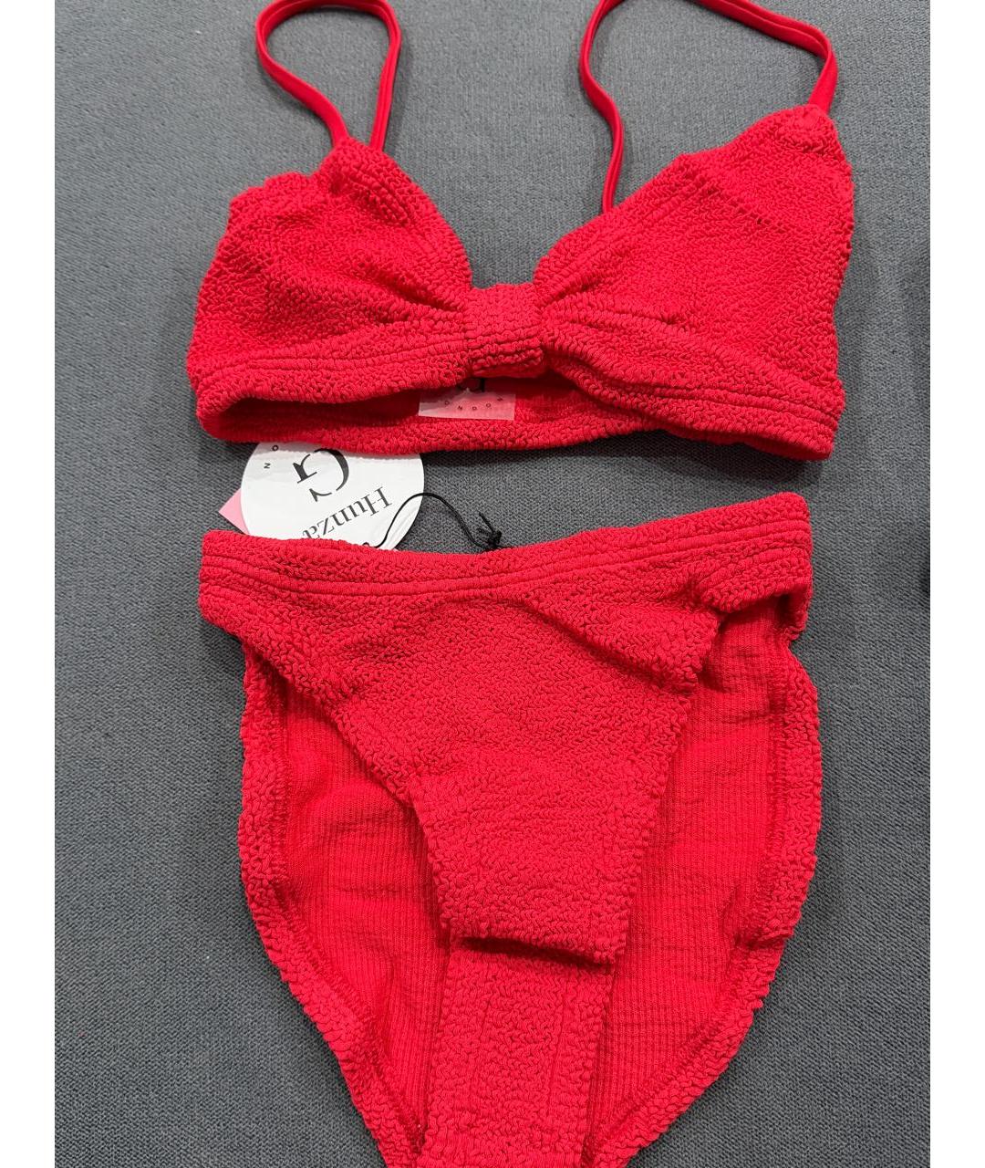HUNZA G Красный купальник, фото 3