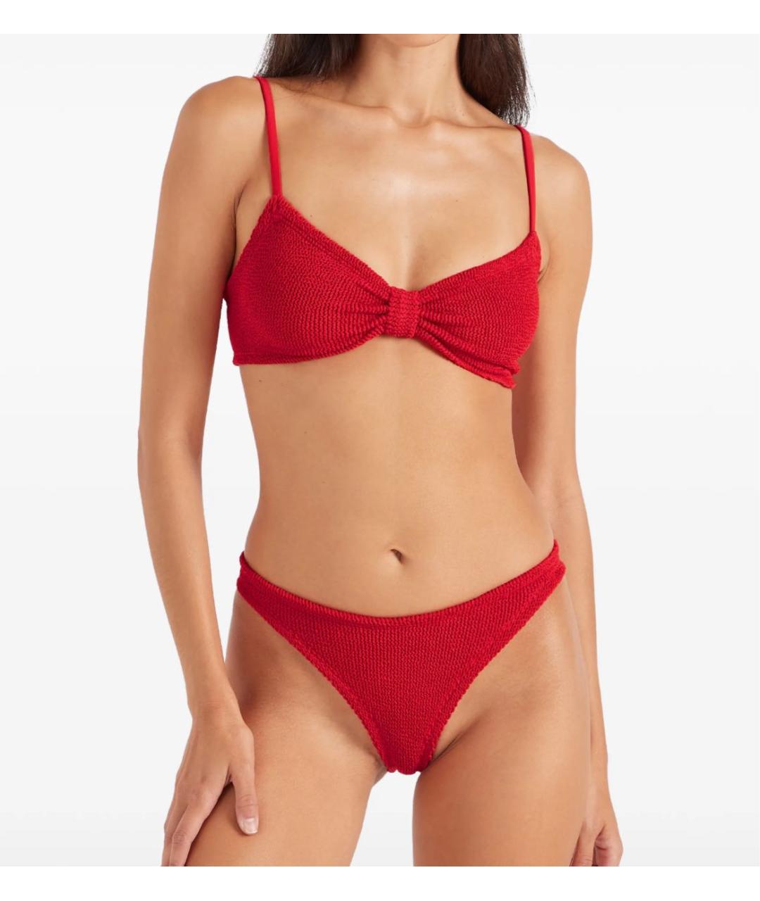 HUNZA G Красный купальник, фото 2