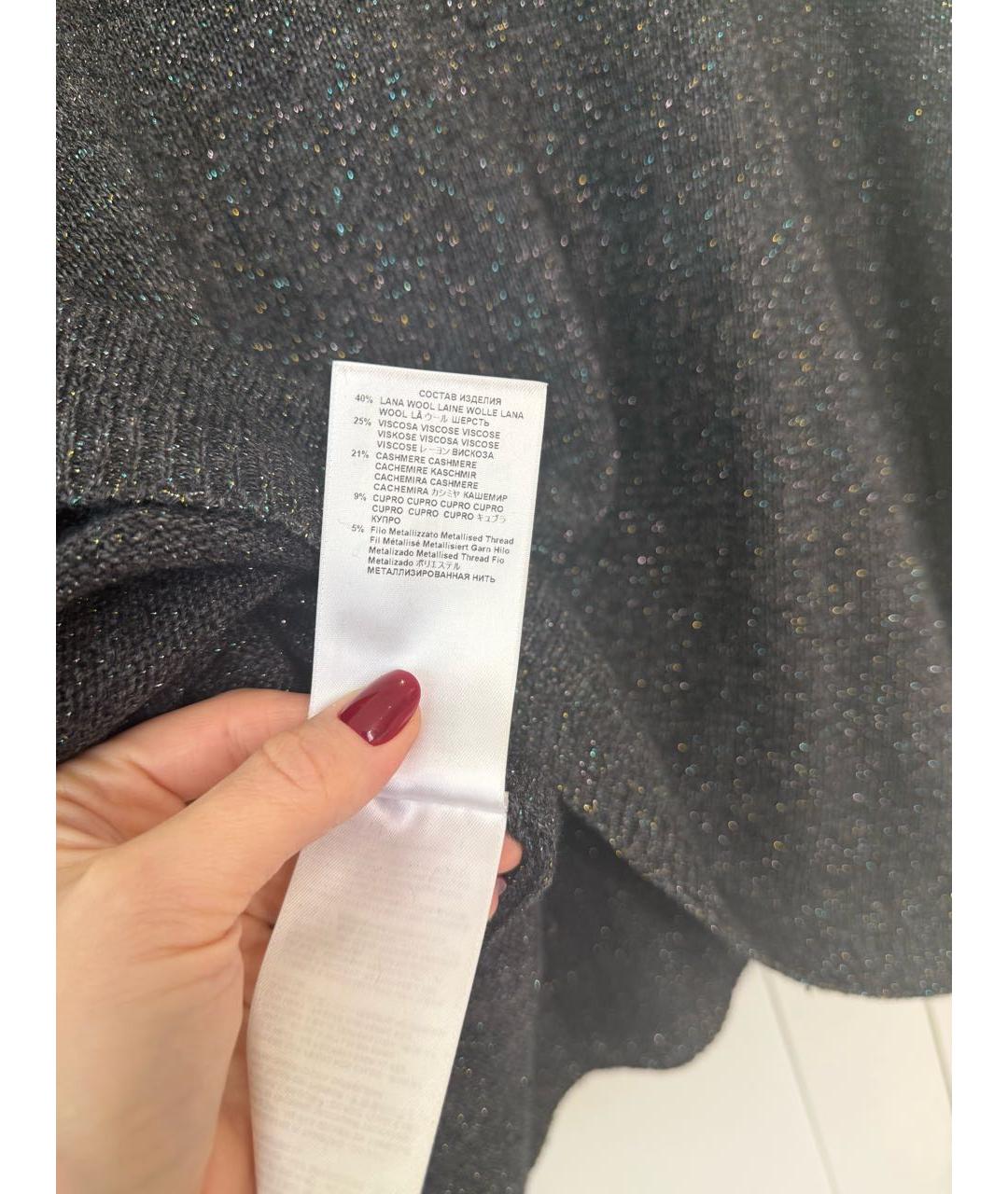 ETRO Черный шерстяной джемпер / свитер, фото 6