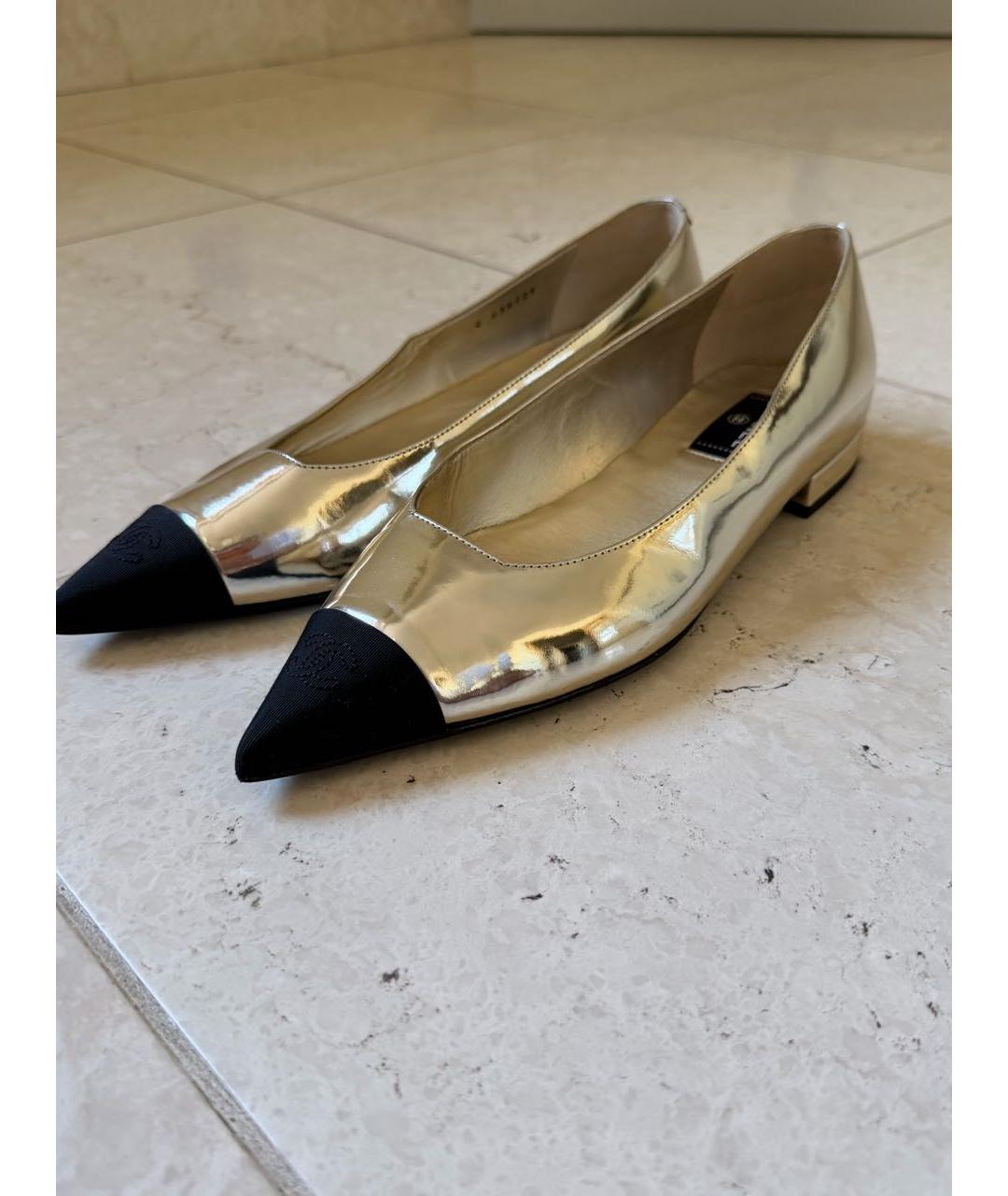 CHANEL Кожаные балетки, фото 5