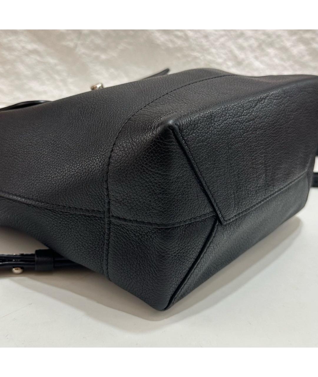 LOUIS VUITTON Черный кожаный рюкзак, фото 6