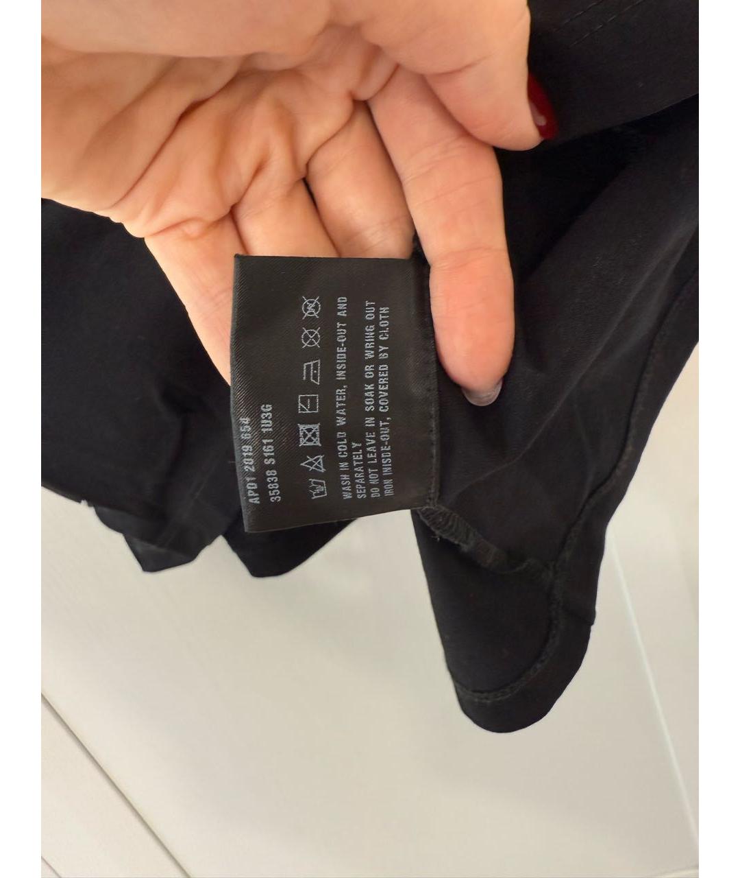 PRADA Черная хлопковая футболка, фото 6