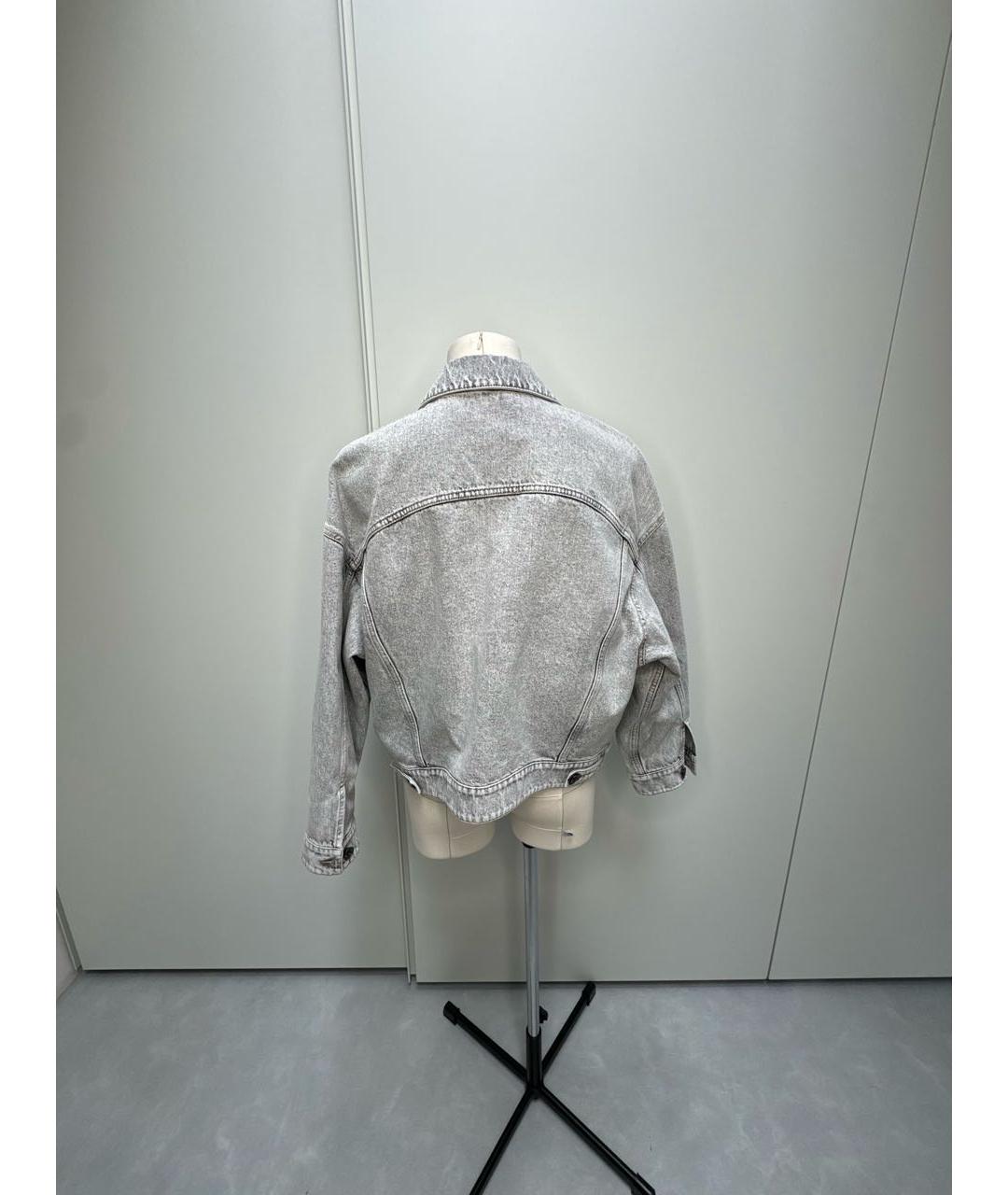 BRUNELLO CUCINELLI Серая деним куртка, фото 2