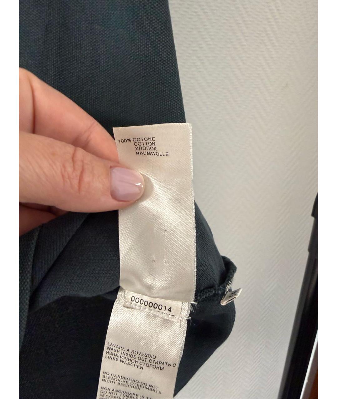 FALCONERI Зеленые хлопковое поло с коротким рукавом, фото 7