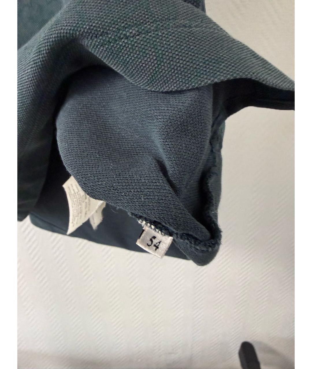 FALCONERI Зеленые хлопковое поло с коротким рукавом, фото 5