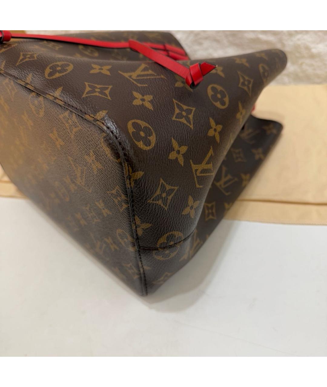 LOUIS VUITTON Коричневая сумка через плечо, фото 5