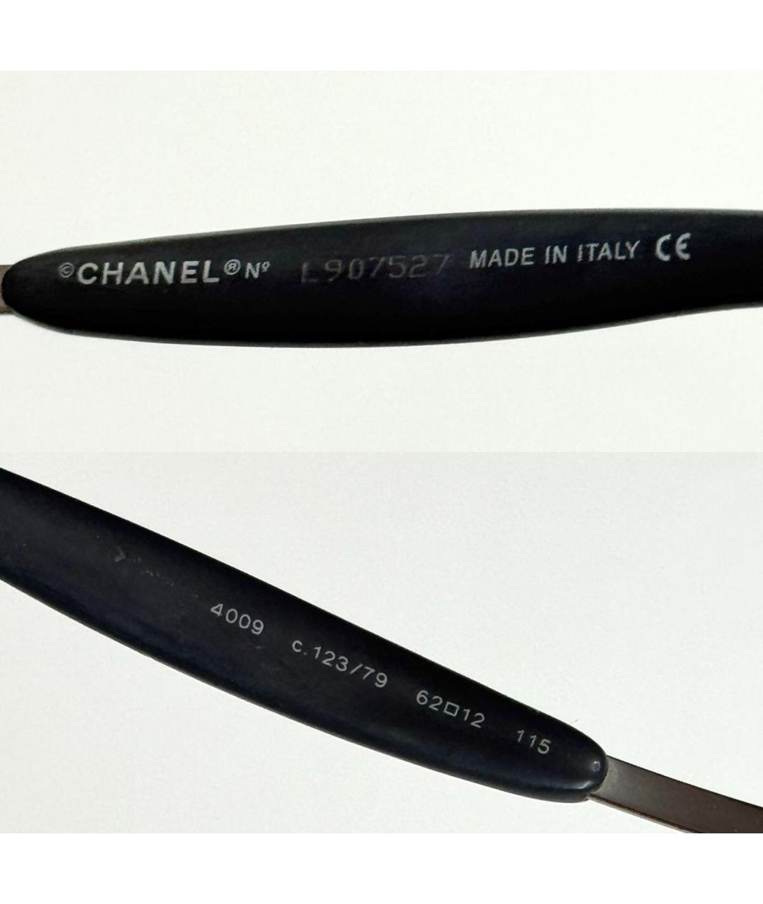 CHANEL Темно-синие солнцезащитные очки, фото 8