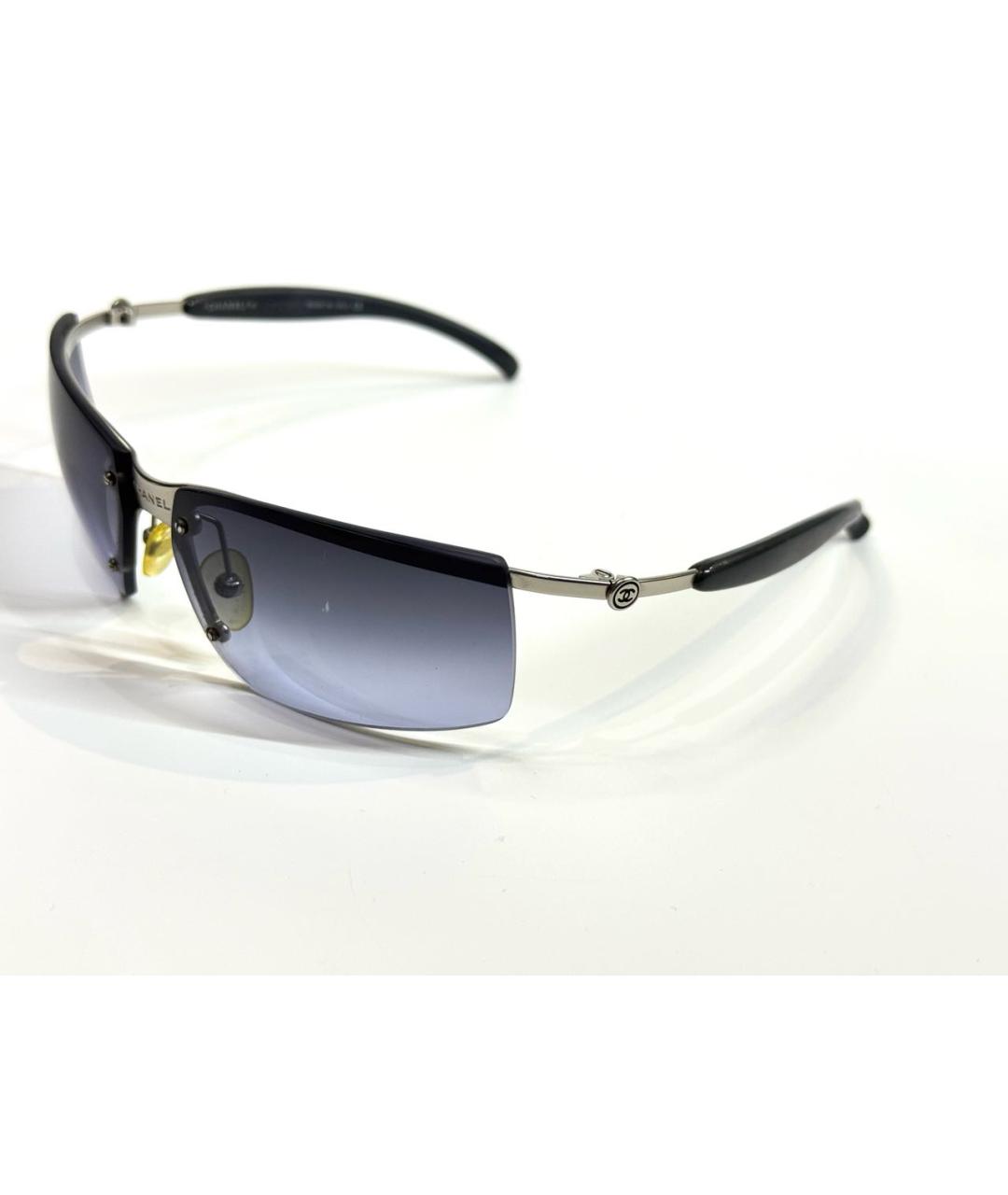 CHANEL Темно-синие солнцезащитные очки, фото 3