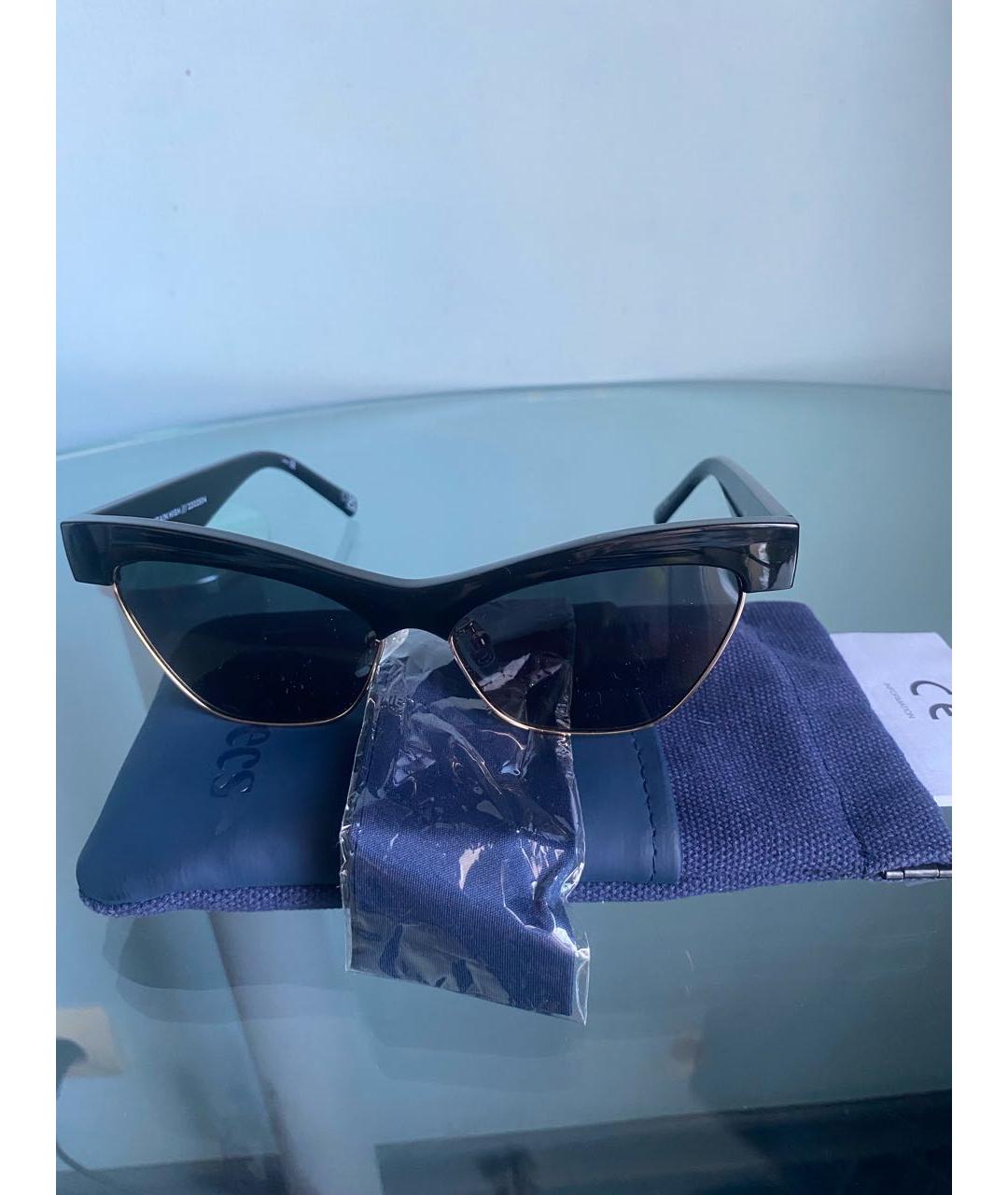 LE SPECS Черные пластиковые солнцезащитные очки, фото 2