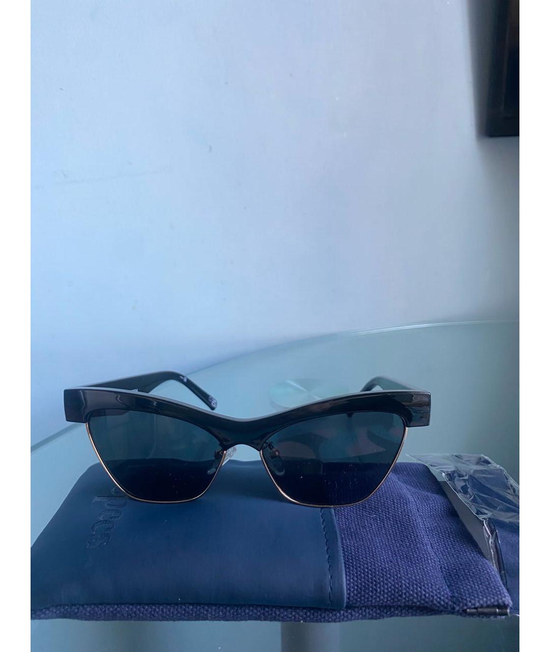 LE SPECS Черные пластиковые солнцезащитные очки, фото 7