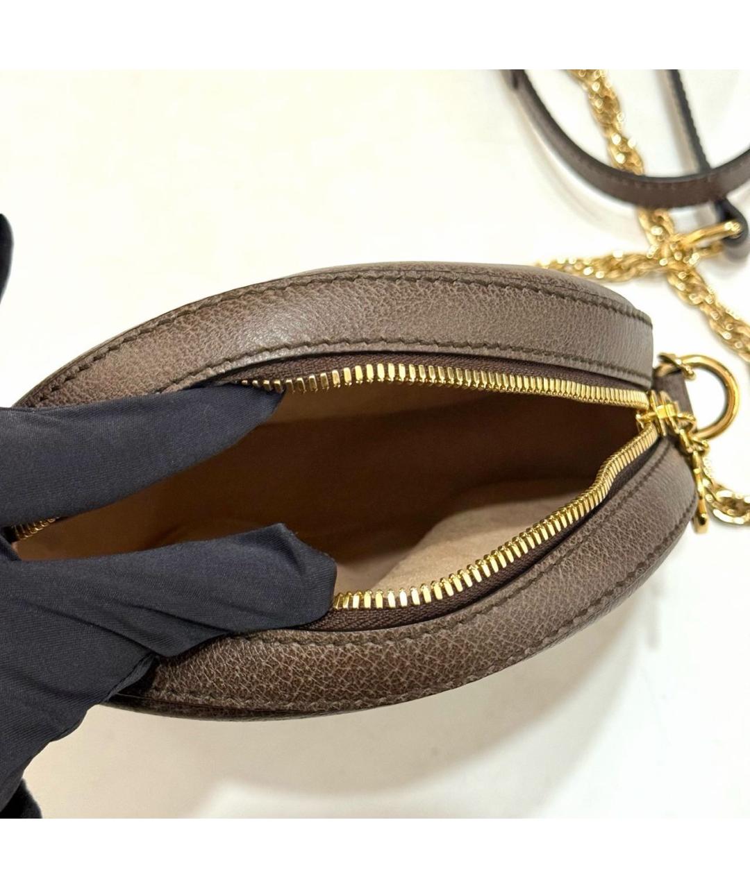 GUCCI Коричневая сумка через плечо, фото 6