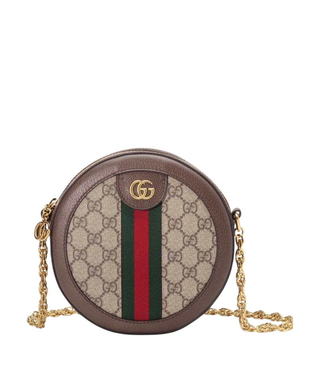 GUCCI Коричневая сумка через плечо, фото 1