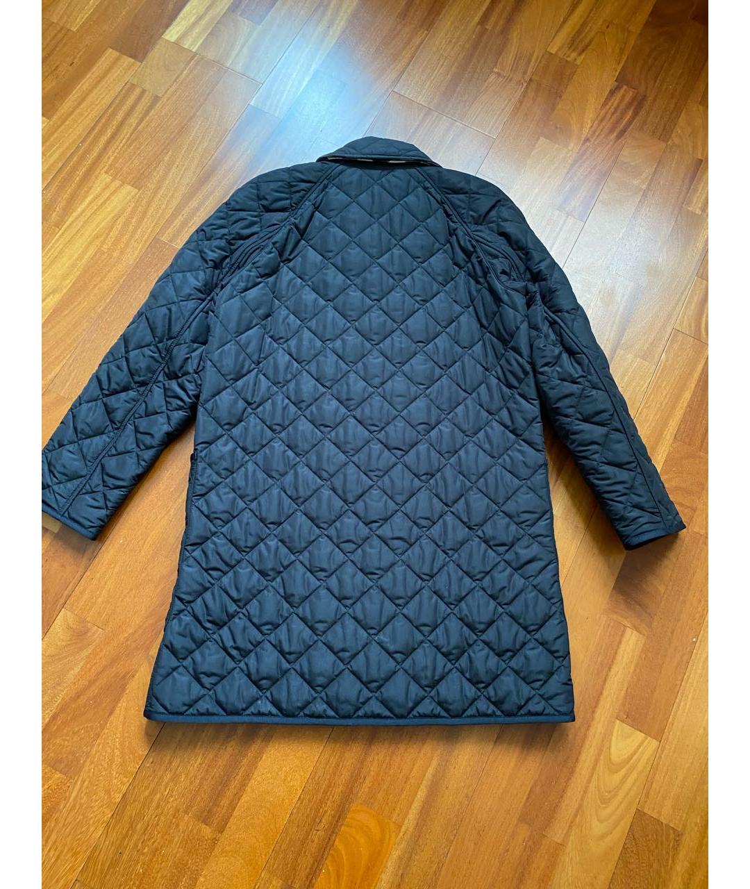 BURBERRY Черное пальто, фото 2