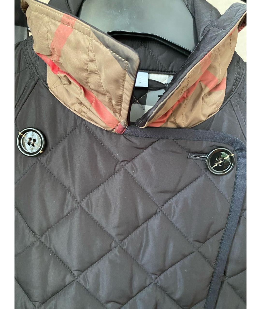 BURBERRY Черное пальто, фото 8