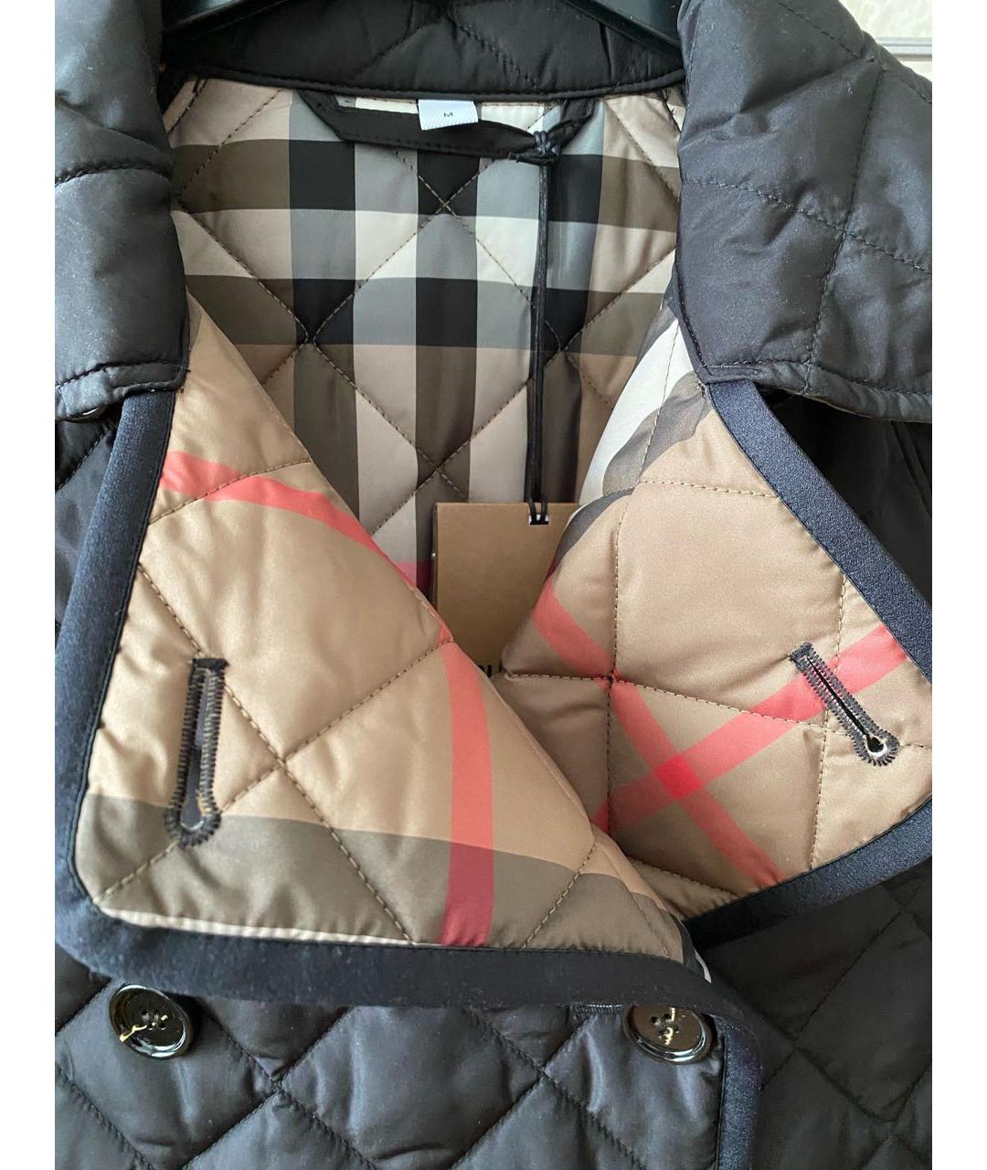 BURBERRY Черное пальто, фото 3