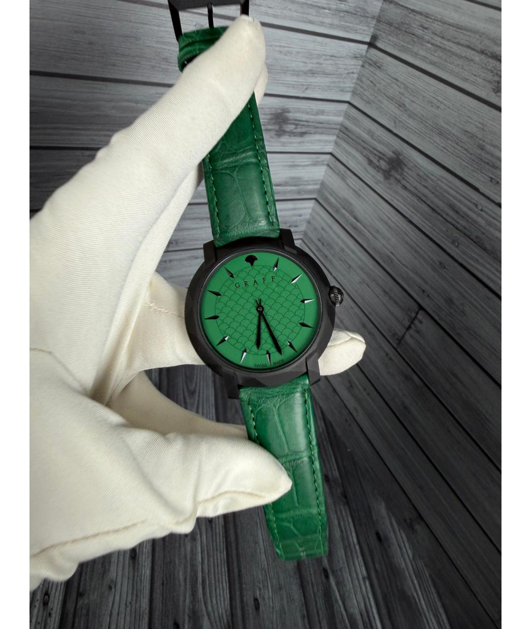 GRAFF Зеленые часы, фото 2