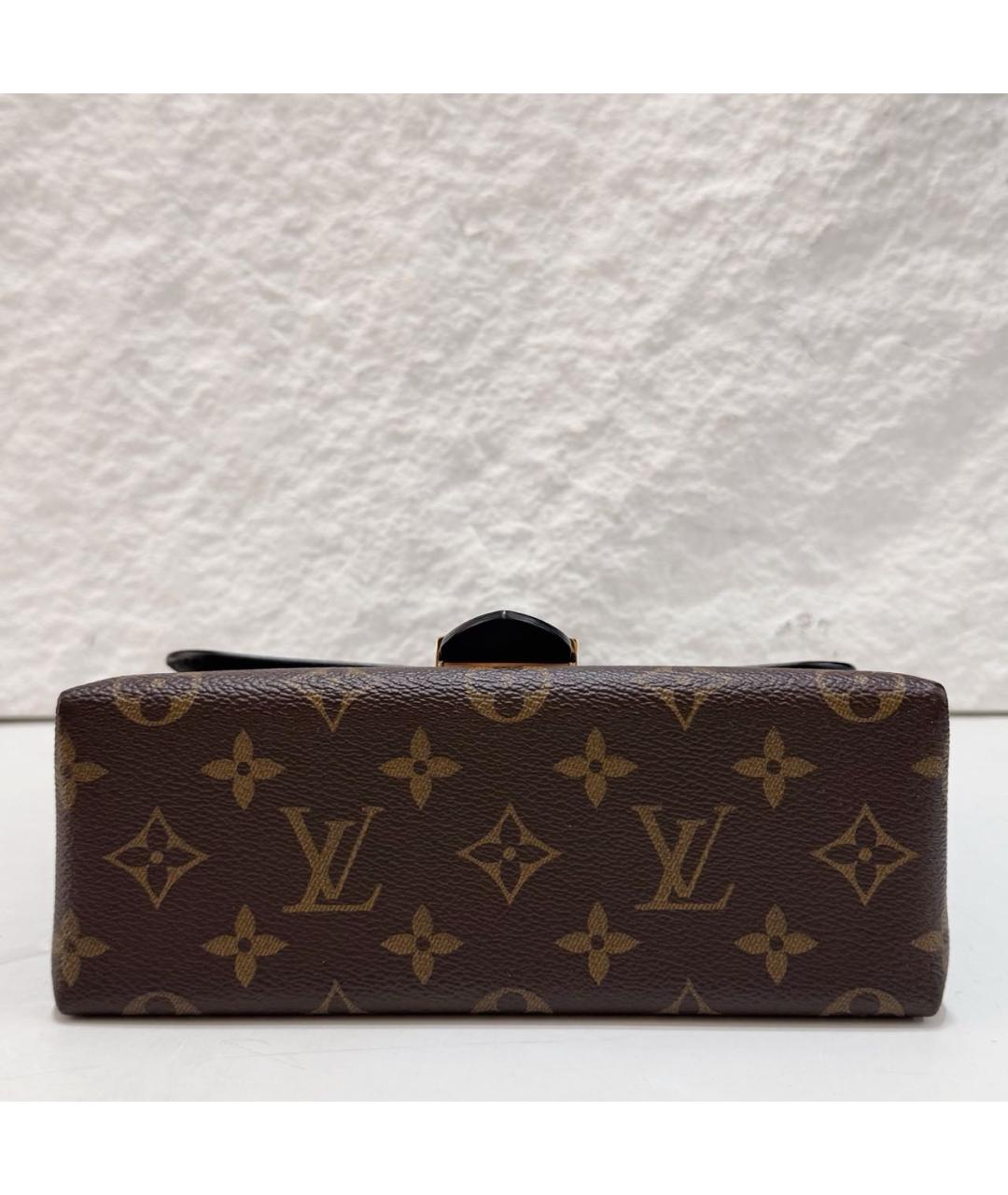 LOUIS VUITTON Коричневая сумка с короткими ручками, фото 5
