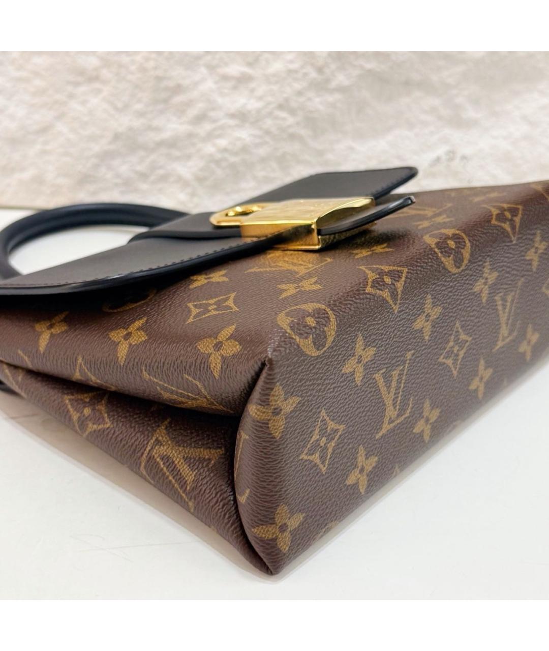 LOUIS VUITTON Коричневая сумка с короткими ручками, фото 3