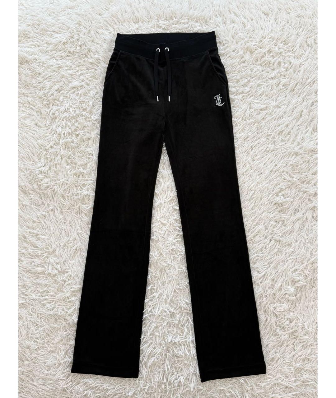 JUICY COUTURE Черный велюровый спортивные костюмы, фото 3