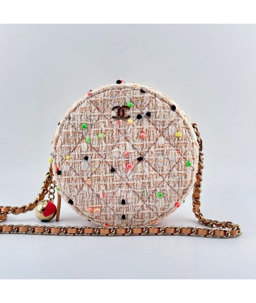 CHANEL Мульти твидовая сумка через плечо, фото 8